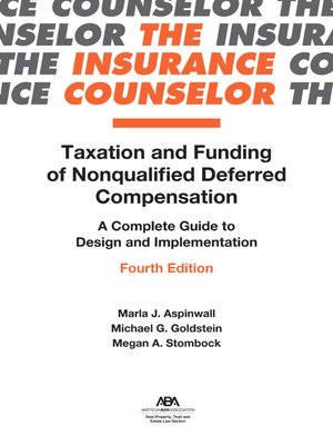 cover image of Taxation and Funding of Nonqualified Deferred Compensation